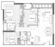 400 triệu cải tạo căn hộ góc