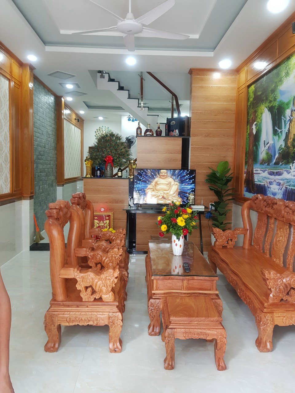 Nhà 3 lầu ngay nhà văn hóa khu phố 1 kdc Bửu Long
