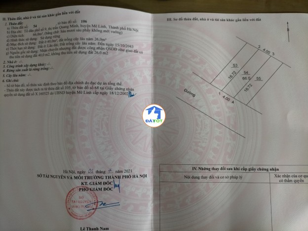 BÁN  ĐẤT SIÊU ĐẸP,GIÁ CỰC TỐT TẠI THỊ TRẤN QUANG MINH,MÊ LINH,HÀ NỘI